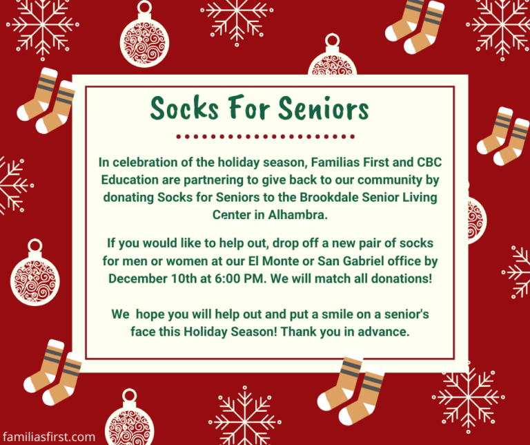 Socks for Seniors - Familias First