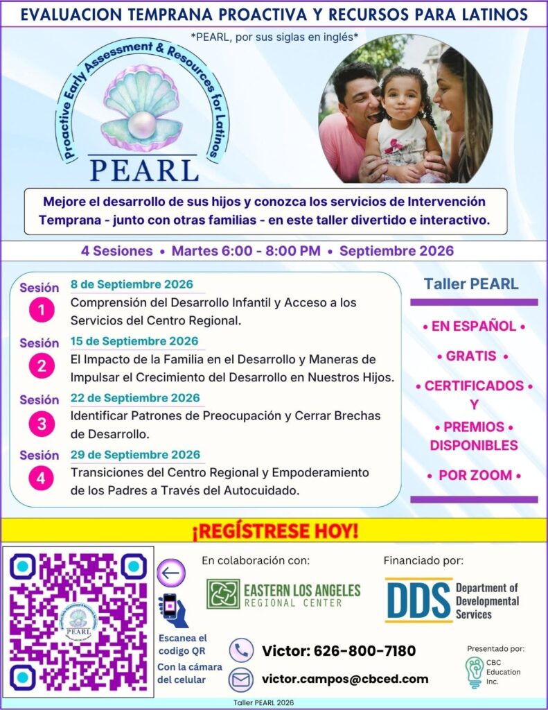 PEARL workshop flyer with registration QR code